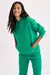 Moletom Feminino Regular Fit Verde
