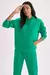 Moletom Feminino Regular Fit Verde na internet