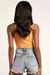 Shorts Jeans c/ Corte Desbotado e Cintura Alta - comprar online