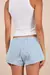 Shorts de Popeline Algodão Listrado Azul e Branco na internet