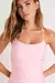 Vestido Curto Rosa Claro c/ Babados e Amarração