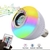 ￼Lâmpada Caixa de Som Bluetooth com Controle Remoto Luz RGB Lehmox - LEY-WJ-L2 - Bragadini Presentes