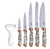 Conjunto de Facas Marmorizadas Aço Inoxidável 6 Peça Casita. - comprar online