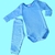 Conjunto de bebê body e calça de ribana canelada azul || Coleção Meu Baby Primavera/Verão Elfos & Fadas Kids