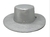Sombrero piel plata