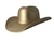 Sombrero piel dorado