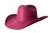 Sombrero piel rosa