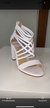 zapatilla cierre blanca - comprar en línea
