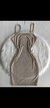 Vestido liso tirantes - nude - comprar en línea