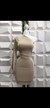 Vestido una manga nude