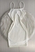 Vestido liso tirantes - blanco