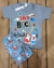Pijama curto Rock