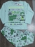 Pijama longo Jacaré estampado