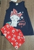 Conjunto Gatinha Regata e Bermuda em Cotton