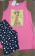 Conjunto Girafa Regata e Bermuda em Cotton