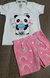 Conjunto Pandinha em Malha