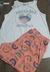 Conjunto de Arco-íris Regata e Shorts
