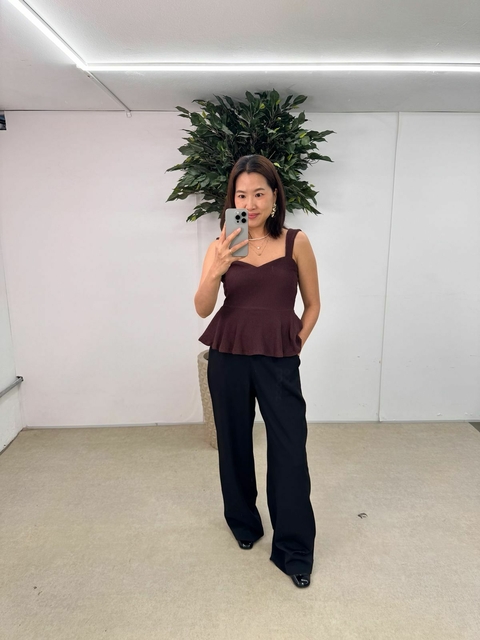 BLUSA REBECA - MARROM - comprar online