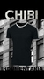 Remera cuello blanco