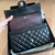 Classic Flap - Cuero lambskin con plateado en internet