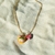 Collar Gato Naranja Acorazonado