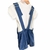 Jardineira com Regulagem - Azul Marinho - Baby Be - Enxoval e Roupas de bebê