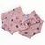 Tapa Fralda Babado em Cotton - Borboletas Rosa