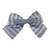 Laço Fascínio - Listrado branco com azul claro - comprar online