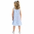 Vestido azul listrado + Lacinho - comprar online