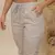 Calça Jogger Sarja Feminina Cintura Alta Com Elástico.
