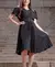 Imagem do Vestido Plissado Midi, Rodado com Cinto.