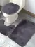 Jogo de Tapete para Banheiro Felpudo 3 peças. na internet