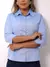 Blusa Feminina de Jeans, Manga 3/ 4. - loja online