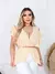 Blusa Social Feminina com Babado Na Manga. - comprar online
