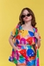 Conjunto Com Kimono Colorido na internet