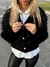 CARDIGAN PELUDITO NEGRO - comprar online