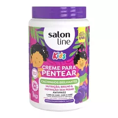 CREME DE PENTEAR SALON LINE KIDS UVA CACHINHOS BRILHANTES 1KG