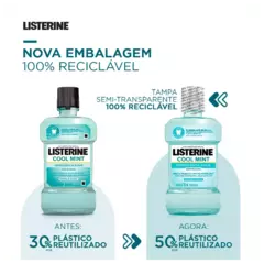 ENXAGUANTE BUCAL LISTERINE ZERO MENTA SUAVE 250ML na internet