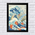 Quadro Gyarados A Grande Onda de Kanagawa