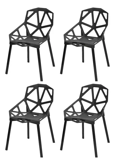 Cadeiras 04 Unid Penelope Jantar Cozinha Área Gourmet