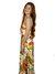 vestido brasilidade longo com decote quadrado - leen