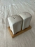 Salero / Pimentero Ceramica y Bamboo