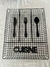 Organizador de Cubiertos Cuisine Negro