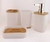 SET DE BAÑO BLANCO BAMBU - comprar online