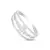 Anillo cubic tipo cruz