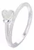 Anillo corazón nacar con cubic