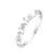 Anillo mariposas cubic