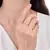 Anillo ajustable corazón de nácar - comprar online