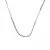 Choker de cristales y plata 925