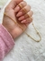 Chocker bolinhas aço com banho dourado
